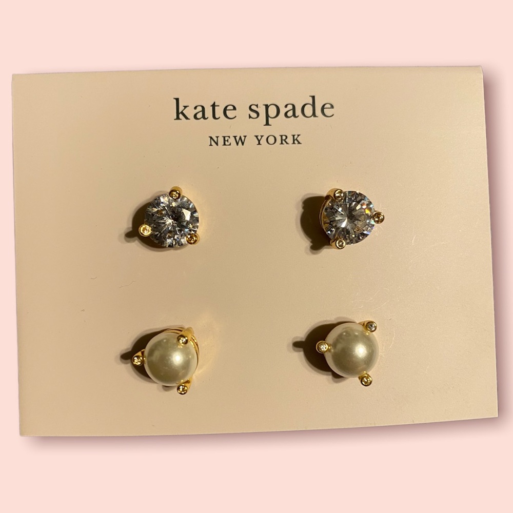 Kate Spade New York Rise & Shine stud earrings NWT
